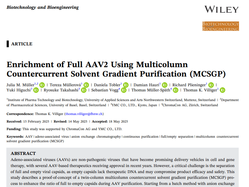 Proof-of-concept MCSGP for AAV2 polishing